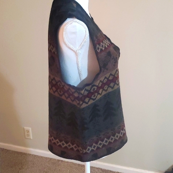 WOOLRICH Wool Vintage Vest Made In The USA Women's Size M - Picture 6 of 11